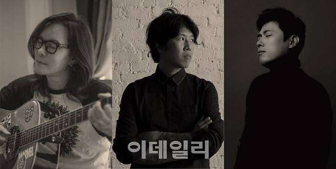 마포문화재단 ‘어떤가요’ 다섯 번째 ‘3Rockers’에 출연하는 가수 김종서(왼쪽부터), 김바다, 김상민. (사진=마포문화재단)