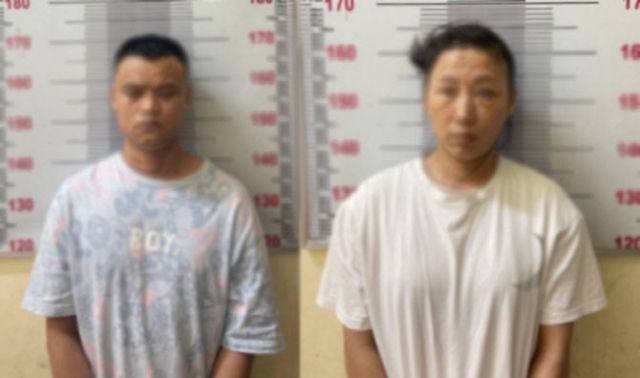 캄보디아에서 한국인 여성 시신을 유기한 혐의로 체포된 30대 중국인 부부. /캄보디아 경찰 SNS
