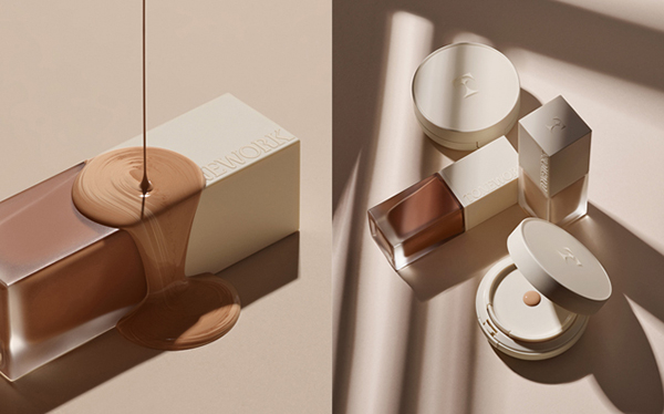 Amorepacific Corp.’s customized vegan makeup brand Tonework foundations (liquid, left, and cushion) [Photo provided by Amorepacific]