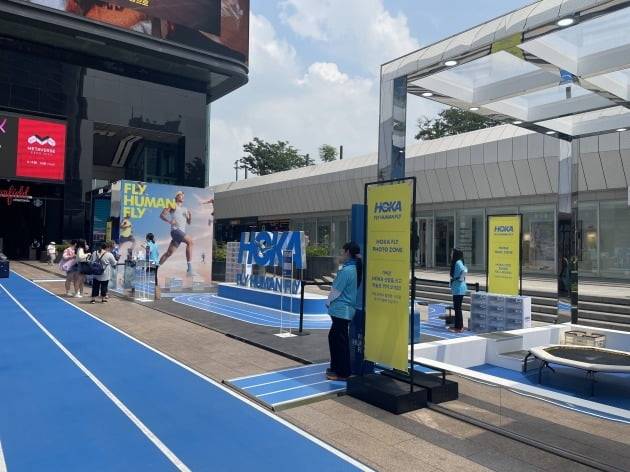 호카 코엑스 팝업스토어. (사진=최수진 기자)