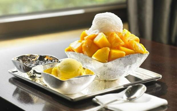 '스몰 럭셔리' 트렌드에 급부상한 초고가 애플망고빙수. /사진 출처=서울 신라호텔