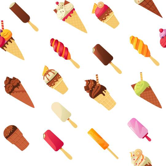 아이스크림 아이와 어른 모두 좋아하는 얼음 과자, 아이스크림은 귀족의 디저트에서 보통 사람으로 디저트로 민주화된 음식이다. 게티 이미지