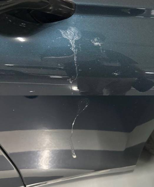 제네시스에 침까지 뱉고 간 K5 차주. ('보배드림' 갈무리)