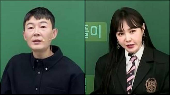 메가스터디 소속 수학 강사 현우진(왼쪽), 역사강사 이다지./인스타그램, 메가스터디