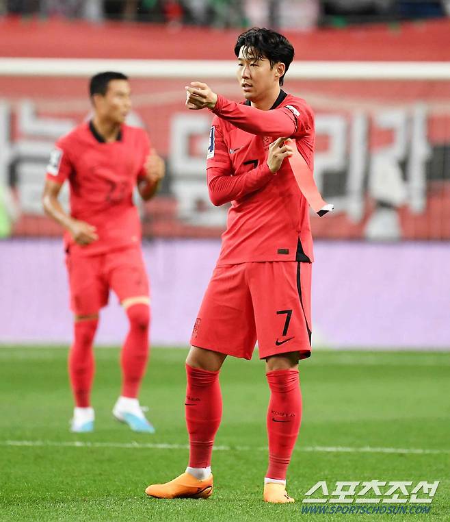 대한민국과 엘살바도르의 A매치 평가전이 20일 대전월드컵경기장에서 열렸다. 경기 후반 손흥민이 투입되고 있다. 대전=박재만 기자pjm@sportschosun.com/2023.06.20/