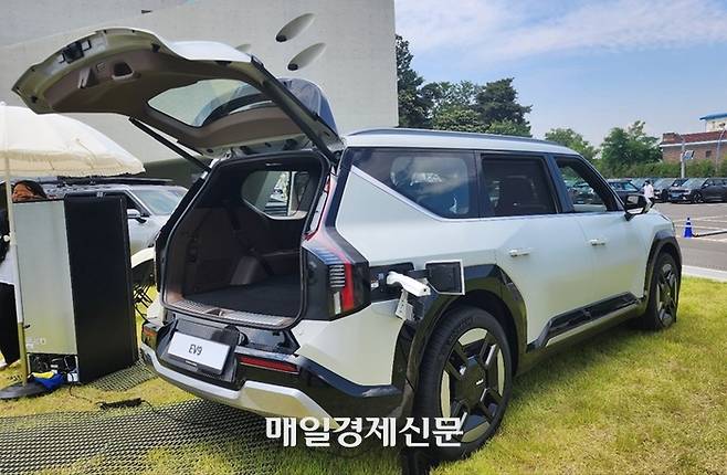 공간활용성이 뛰어난 EV9 [사진촬영=최기성 매경닷컴 기자]