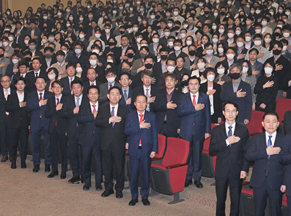 대구경북통합신공항 특별법 통과 행사 전경  [사진=대구시]