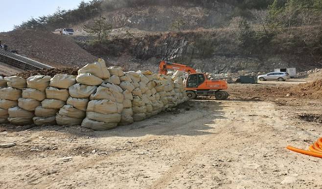 농업생산기반시설 안전관리 현장. 고흥군 제공