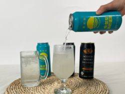 삼겹살과 김치찌개에 잘 어울리도록 맞춤형으로 만든 하이볼도 나왔습니다.