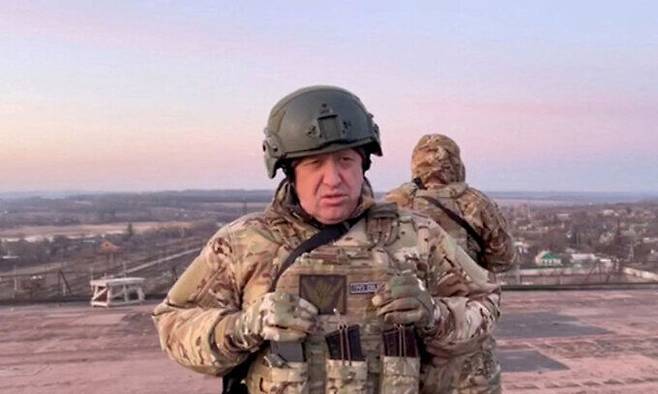 러시아 민간용병 조직 바그너의 수장 예브게니 프리고진. 로이터=뉴스1