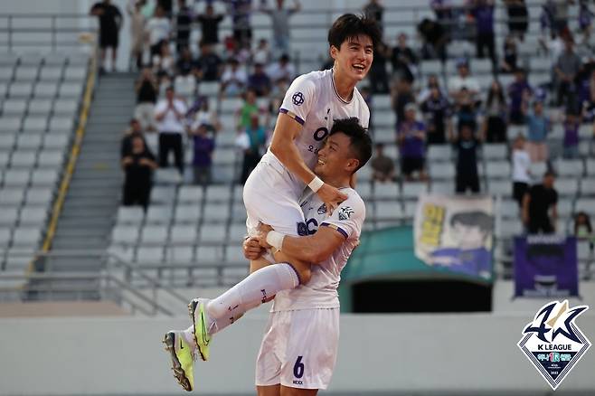 멀티골 넣은 김정현 [한국프로축구연맹 제공. 재판매 및 DB 금지]