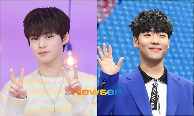 왼쪽부터 효진, 이션