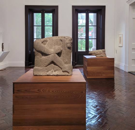 Kwon Jin Kyu's works during his Tokyo period in his permanent exhibition at the ″Forever Home″ gallery in Nam-Seoul Museum of Art. [MOON SO-YOUNG]