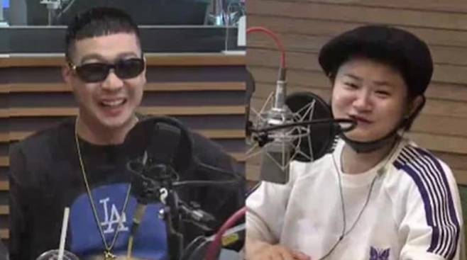 가수 하하, 코미디언 김신영./사진=MBC FM4U '정오의 희망곡 김신영입니다' 보이는 라디오