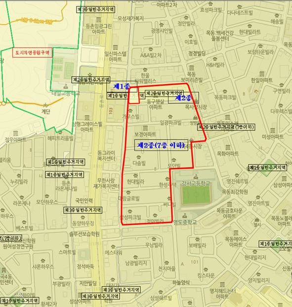 [서울=뉴시스]양천구 목4동 모아타운 대상지.(사진=서울시 제공) *재판매 및 DB 금지