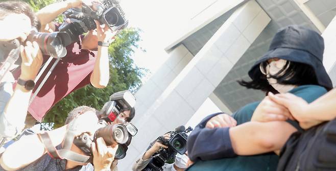 끔찍한 살인 사건을 저지른 정유정은 우리가 흔히 만나는 사람들의 모습과 다를 바 없었다.[사진=뉴시스]