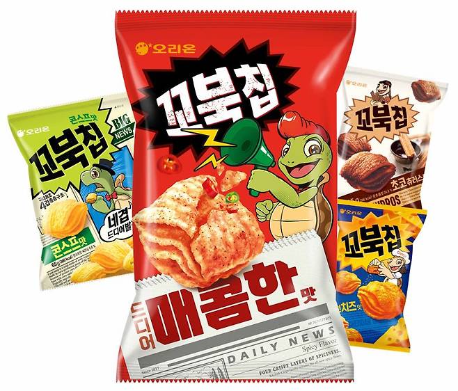 "감칠맛 있는 매콤한맛 구현했다" 꼬북칩 매콤한맛 눈