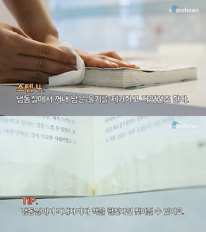 how to dry a wet book 04