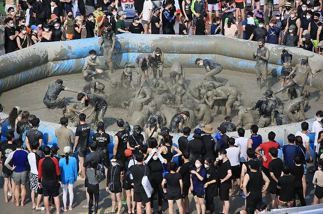 지난해 보령 머드축제 모습 [보령시 제공. 재판매 및 DB 금지]