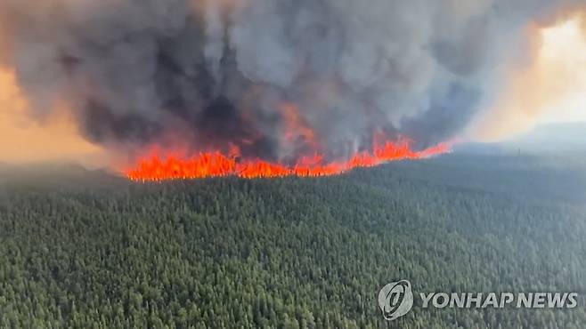 캐나다 산불 [로이터 연합뉴스 자료사진. 재판매 및 DB 금지]