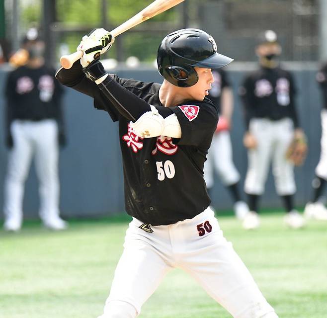 한화이글스 이민준 장충고 시절 (사진 = 전상일 기자)