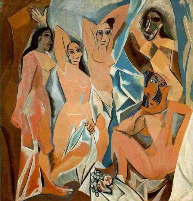 파블로 피카소, 아비뇽의 처녀들 [www.PabloPicasso.org]