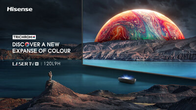 Hisense Laser TV discovers a new expanse of colour (PRNewsfoto/Hisense)