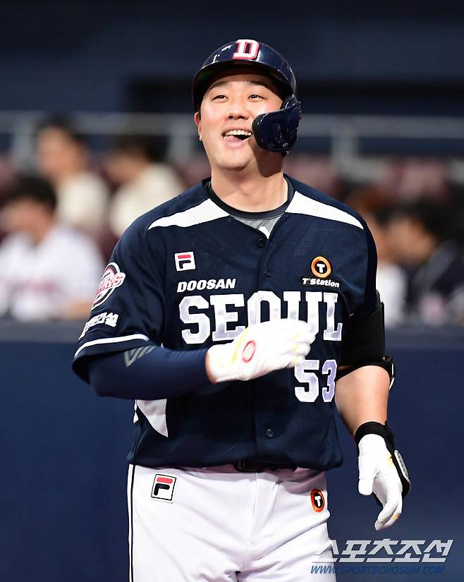 두산 양석환. 송정헌 기자songs@sportschosun.com/2023.05.16/