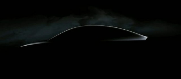 테슬라가 지난 5월 연례 주주총회에서 공개한 차세대 차량 실루엣. 저가 소형 모델로 추정된다. /사진=테슬라