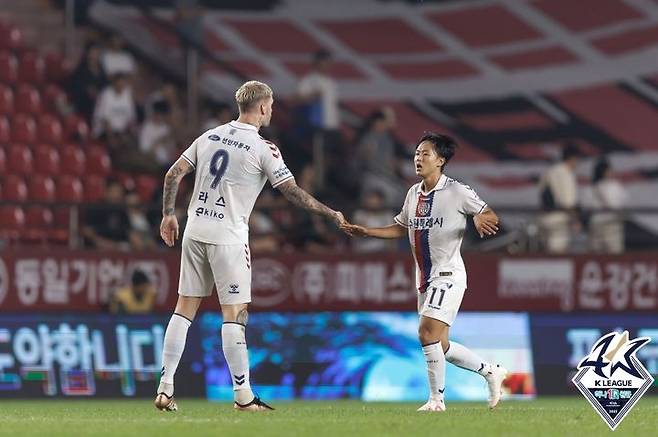 [서울=뉴시스]수원FC 라스 골. 2023.07.02. (사진=한국프로축구연맹 제공)  *재판매 및 DB 금지