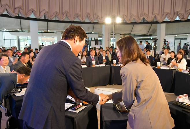 박완수 경남지사 찾아가는 도민회의. 경남도청 제공