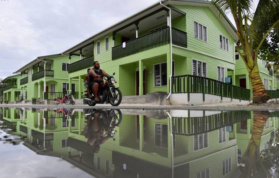 2019년에 촬영된 투발루 모습. 〈사진=연합뉴스〉