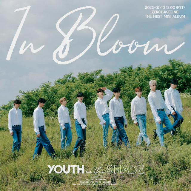 제로베이스원 'In Bloom' 타이틀 포스터 / 사진=웨이크원