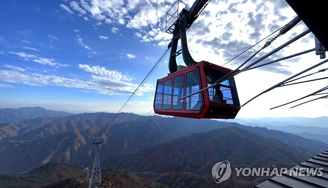 화천 백암산 케이블카 [화천군 제공.재판매 및 DB 금지]