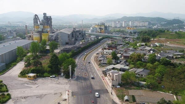 전남 장성군 장성읍에 있는 고려시멘트 장성공장. 장성군 제공