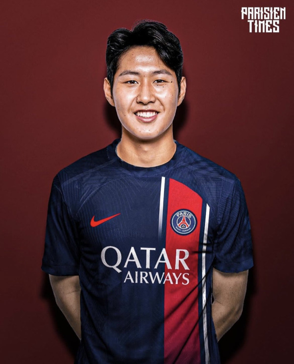 이강인과 파리생제르맹(PSG) 유니폼 합성 사진. 사진=파리지앵 타임스