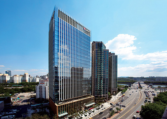 LG Uplus Corp. headquarters in Yongsan, central Seoul [Courtesy of LG Uplus]