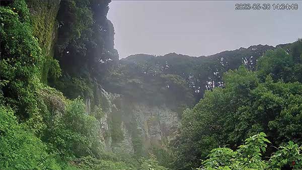 실시간 엉또폭포의 모습은 유튜브 '펀제주' 혹은 funjeju.com에서 확인할 수 있다. 사진 펀제주.