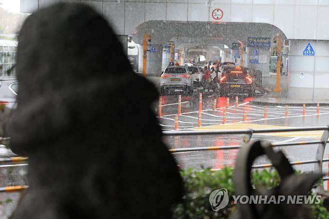 비 쏟아지는 제주 [연합뉴스 자료 사진]