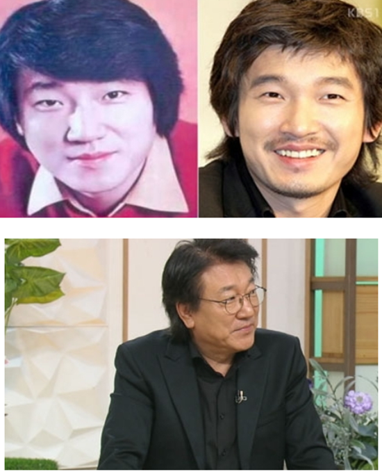 조경수는 배우 조승우(사진 위 오른쪽) 아버지로도 더 많이 알려지게 됐다. 그가 미국행 비행기를 탔을 때 딸 조서연은 여섯 살이었고 아들 조승우는 세 살이었다. /온라인커뮤니티