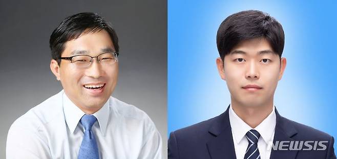 [광주=뉴시스]박찬호 지스트 에너지융합대학원 교수(왼쪽)와 백채경 한국과학기술연구원 박사