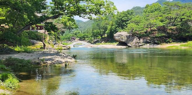 [거창=뉴시스] 거창군청 거창수승대 거북바위 *재판매 및 DB 금지 *재판매 및 DB 금지