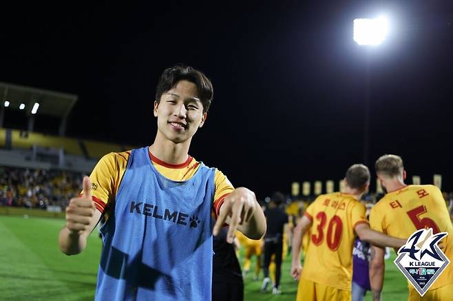 광주FC 엄지성 ⓒ한국프로축구연맹