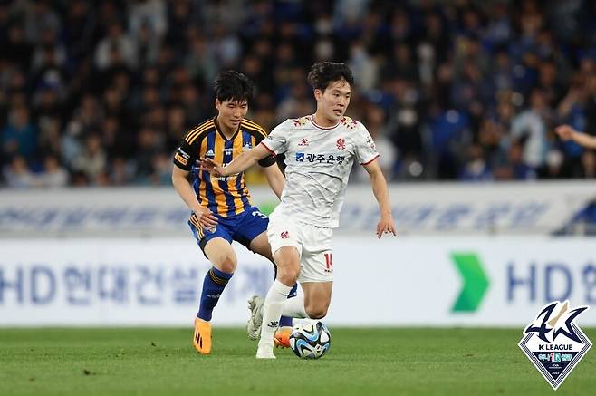 광주FC 정호연 ⓒ한국프로축구연맹