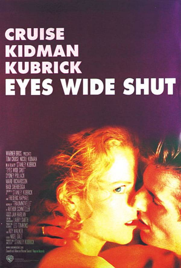 영화 '아이즈 와이드 셧' 공식 포스터.