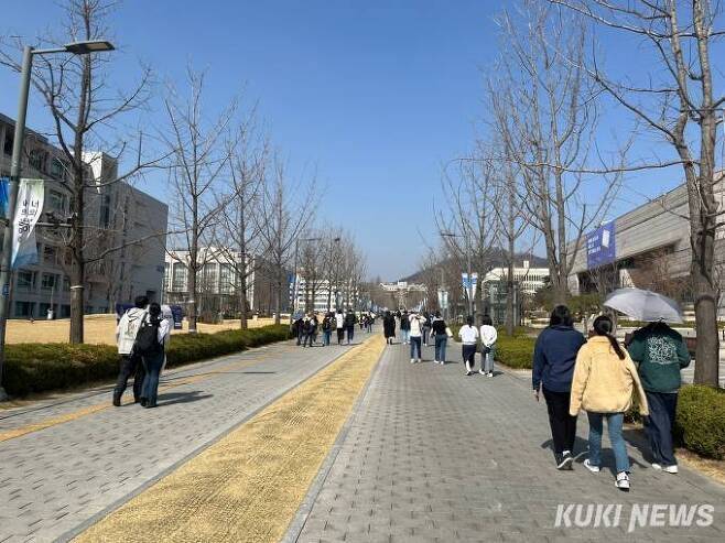 서울 시내 한 대학 캠퍼스.&nbsp; &nbsp;사진=조유정 기자