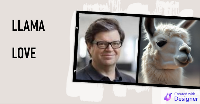 메타의 수석 AI 과학자인 얀 르쿤 교수님은 라마를 좋아하는 것 같습니다.