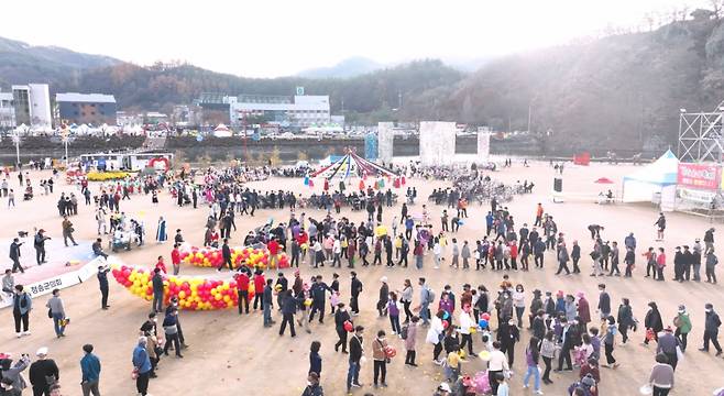 2022년 청송사과축제./사진제공=청송군