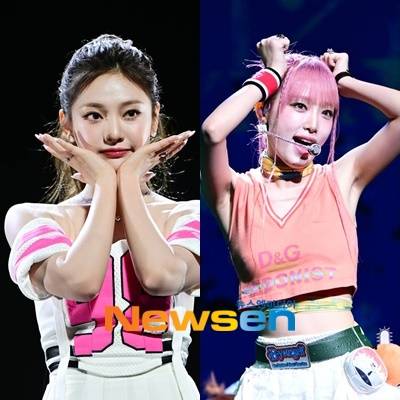 왼쪽부터 에스파 닝닝(뉴스엔DB) 최예나(뉴스엔DB)