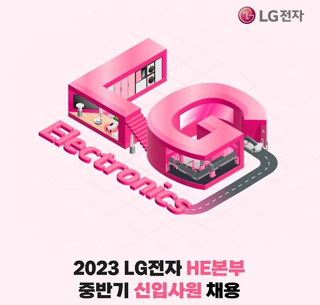 LG전자 HE본부 신입사원 채용 공고. (LG커리어스 갈무리)